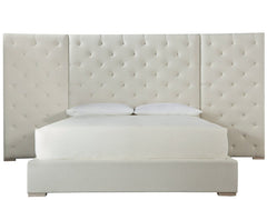 Universal Modern Brando Waltz/Quartz Upholstered King Bed with Panels
