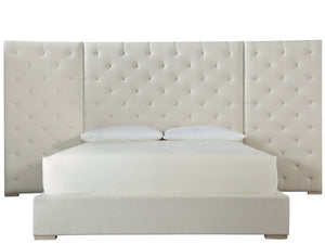 Universal Modern Brando Waltz/Quartz Upholstered King Bed with Panels
