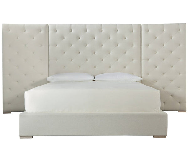 Universal Modern Brando Waltz/Quartz Upholstered King Bed with Panels