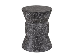 Universal Coastal Living Outdoor Stinson Black/Speckled Gray Accent Table