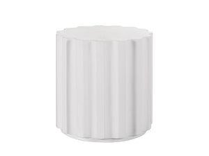 Universal Coastal Living Outdoor Geneva Abaco White Side Table