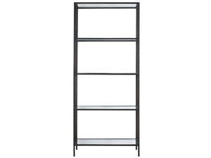 Universal Curated Industrial Oil Rubbed Bronze Etagere Bookcase