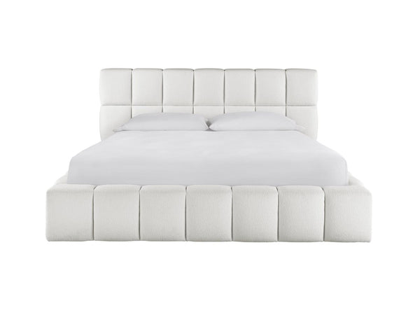 Universal Nomad Canberra Ivory Queen Colina Upholstered Bed