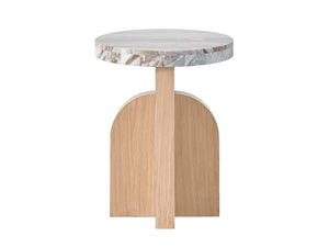Universal Nomad Riverine Tech Oak Accent Table