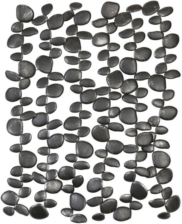Uttermost Charcoal Black Skipping Stones Metal Wall Art Decor