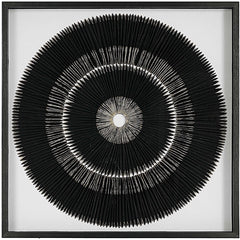Uttermost Sandara Black/Gold Leaf Shadow Box