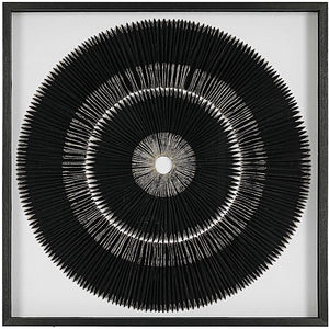 Uttermost Sandara Black/Gold Leaf Shadow Box