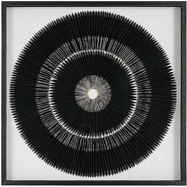 Uttermost Sandara Black/Gold Leaf Shadow Box