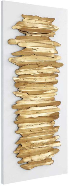 Uttermost Lev Gold/White Wall Art Decor