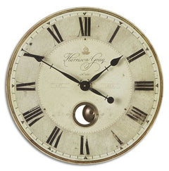 Uttermost Harrison Gray 23 Inch Clock