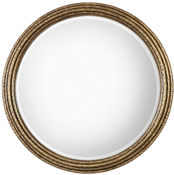 Uttermost Spera Round Gold Mirror