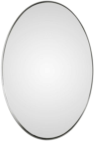 Uttermost Pursley Brushed Nickel Oval Mirror