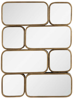 Uttermost Canute Modern Antiqued Gold Mirror