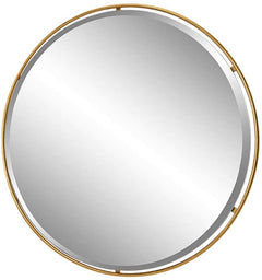 Uttermost Canillo Gold Round Mirror