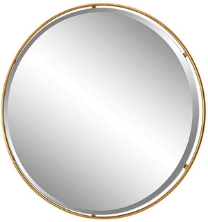Uttermost Canillo Gold Round Mirror