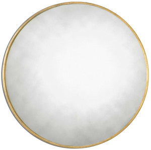 Uttermost Junius Round Gold Mirror