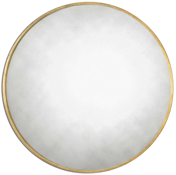 Uttermost Junius Round Gold Mirror