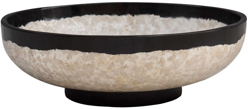 Uttermost Rastia Terrazzo Black Bowl