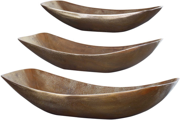Uttermost Anas Antique Brass Bowls