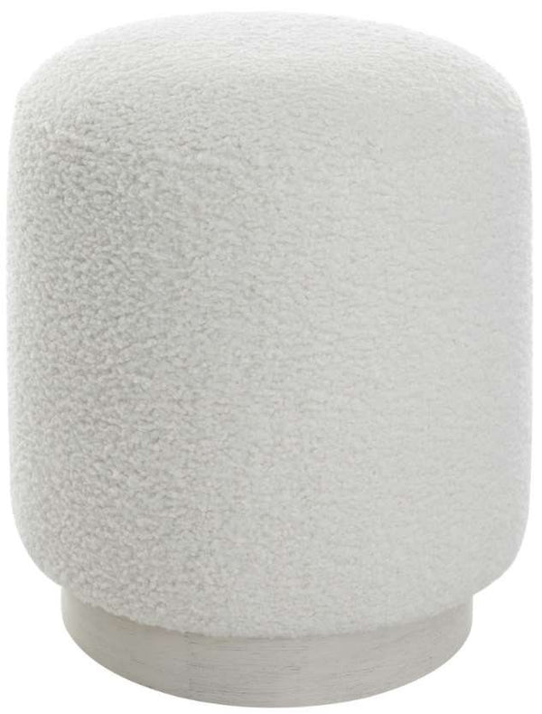 Uttermost Avila White Ottoman