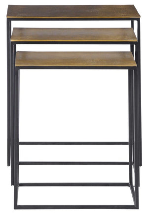 Uttermost Coreene 3-Piece Gold Nesting Tables