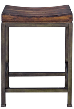 Uttermost Beck Dark Walnut Counter-Height Stool