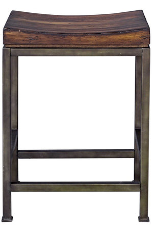 Uttermost Beck Dark Walnut Counter-Height Stool