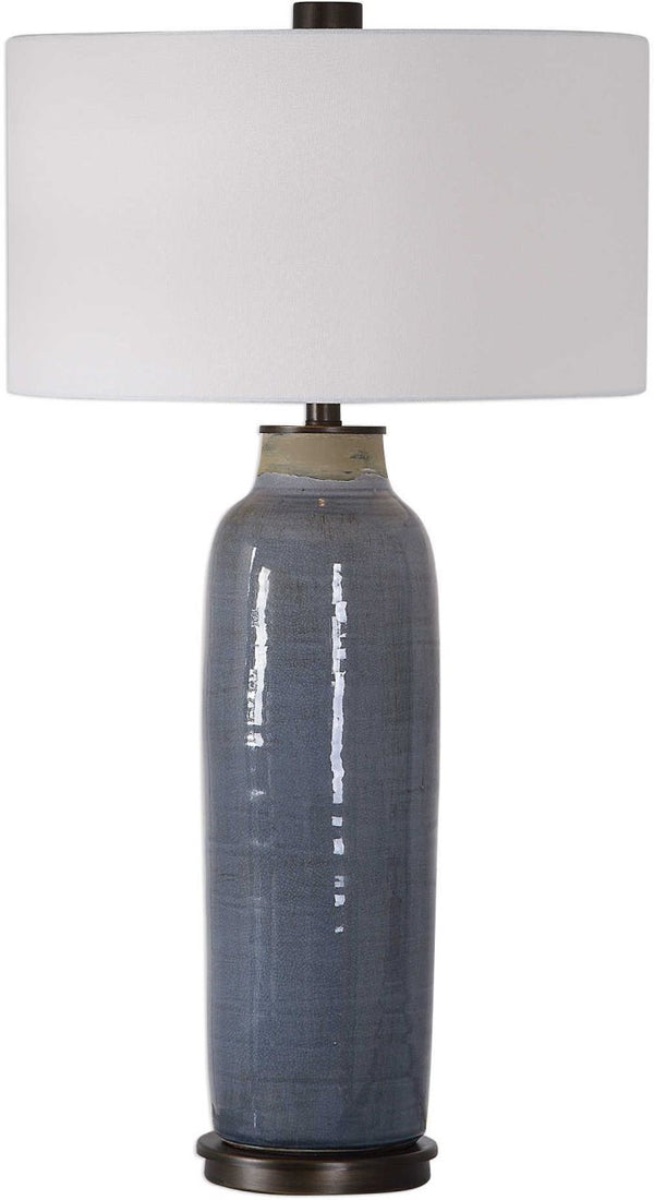 Uttermost Vicente Slate Blue Table Lamp