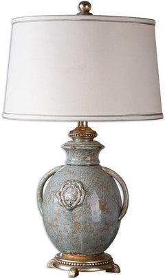 Uttermost Cancello Blue Table Lamp
