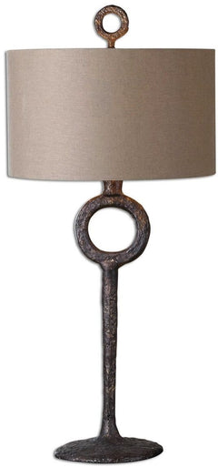 Uttermost Ferro Rust Bronze Table Lamp