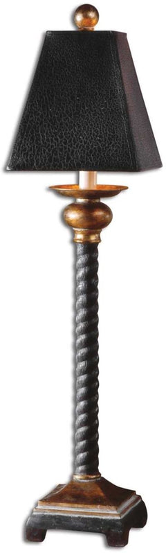 Uttermost Bellcord Black Buffet Lamp