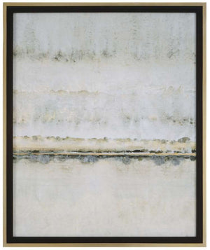 Uttermost Gilded Horizon Black/Gold/White Framed Print Wall Art