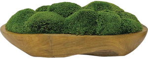 Uttermost Kinsale Natural Teak Moss Centerpiece