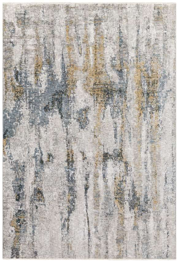 Uttermost Ladoga Cream/Denim Blue/Gray/Light Beige 5 X 8 Area Rug