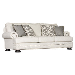 Bernhardt Foster Ivory Fabric Sofa
