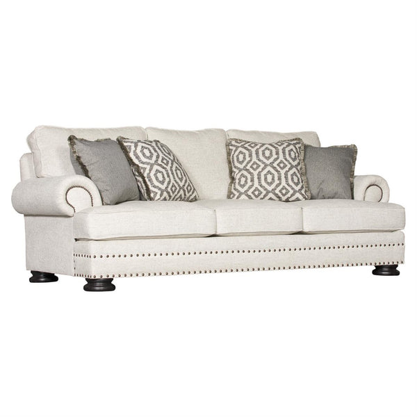 Bernhardt Foster Ivory Fabric Sofa