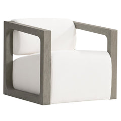Bernhardt Leilani Outdoor Weathered Teak Swivel Chair