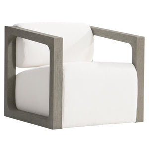 Bernhardt Leilani Outdoor Weathered Teak Swivel Chair