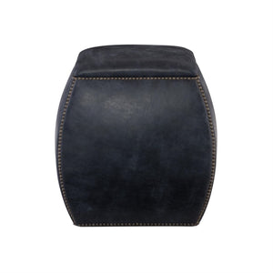 Bernhardt Delta Leather Ottoman