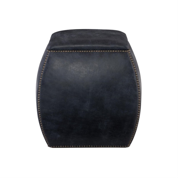 Bernhardt Delta Leather Ottoman