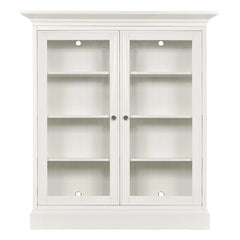 Hammary Structures Pure White Double Mid-Height Display Cabinet