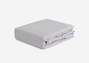 Bedgear Light Grey Hyper-Linen Performance Crib Sheet