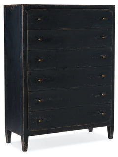 Hooker Furniture Ciao Bella 6-Drawer Chest Black