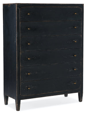 Hooker Furniture Ciao Bella 6-Drawer Chest Black