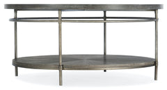 Hooker Furniture Round Golden Brown Cocktail Table