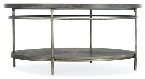 Hooker Furniture Round Golden Brown Cocktail Table