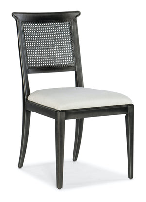 Hooker Furniture Charleston Upholstered Seat Black Side Chair