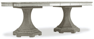 Hooker Furniture Sanctuary Rectangle Dining Table with Two 20 Inch Leaves
