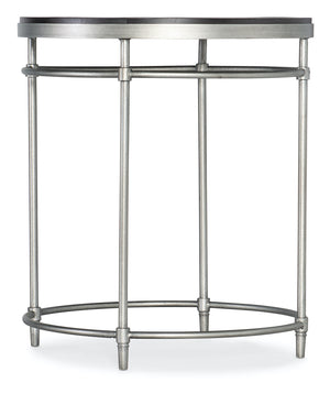 Hooker Furniture St. Armand Pewter Round End Table