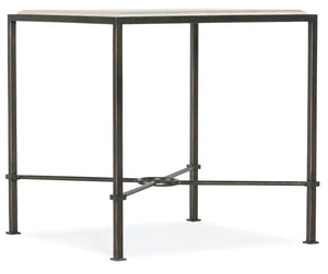 Hooker Furniture Creamy Fudge Marble Top End Table